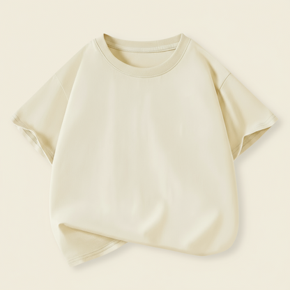 Children's casual wear cotton t-shirt, highly breathable and gentle fabric