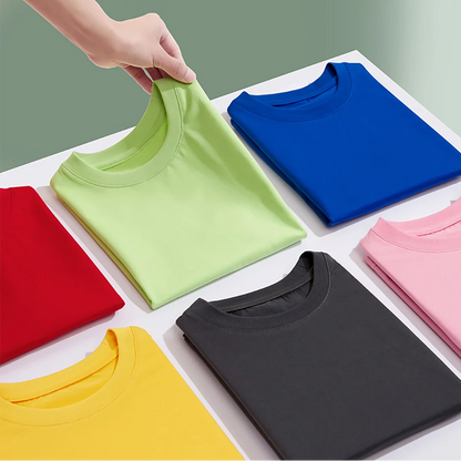 Breathable cotton t-shirt for toddlers, unisex design, perfect for summer