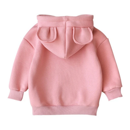 Adult cartoon ear pullover hoodie made from comfortable cotton, ideal for winter wear and comfort