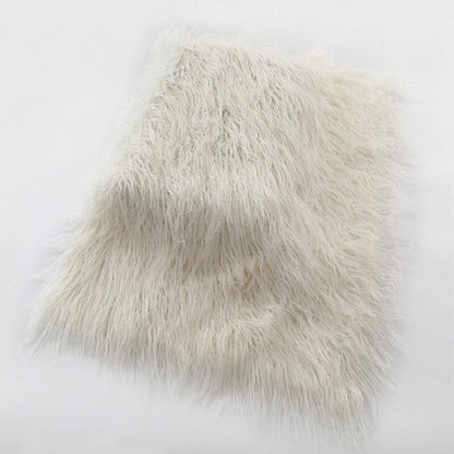 Durable acrylic knit baby blanket, photographer accessory for newborns, easy to clean.