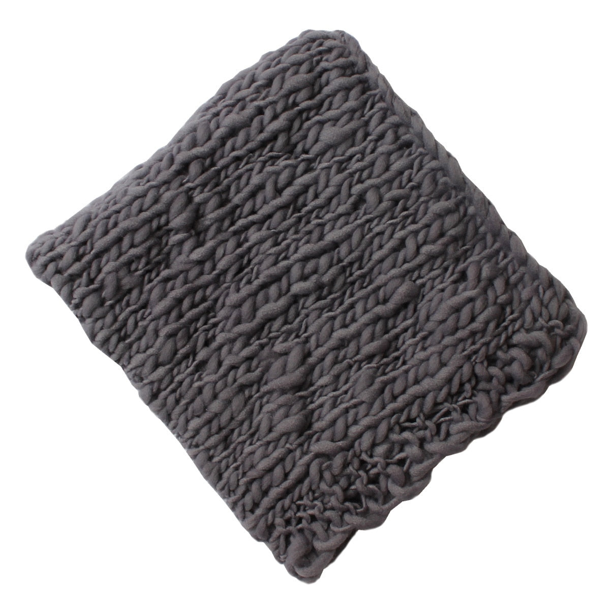 Cream crochet baby blanket, essential newborn prop for professional studios.