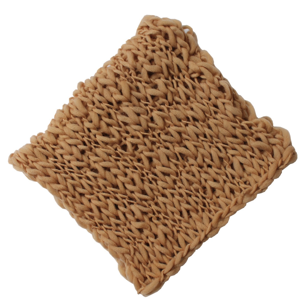 Textured photography blanket, ideal for swaddling newborns during shoots.