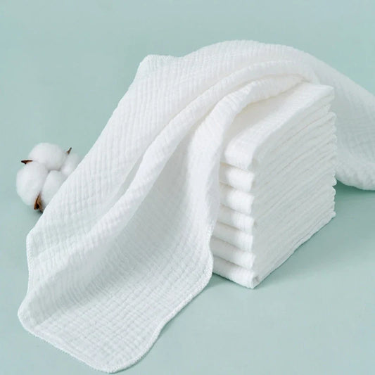 Soft, eco-friendly reusable cotton gauze diaper for newborns, perfect for baby care