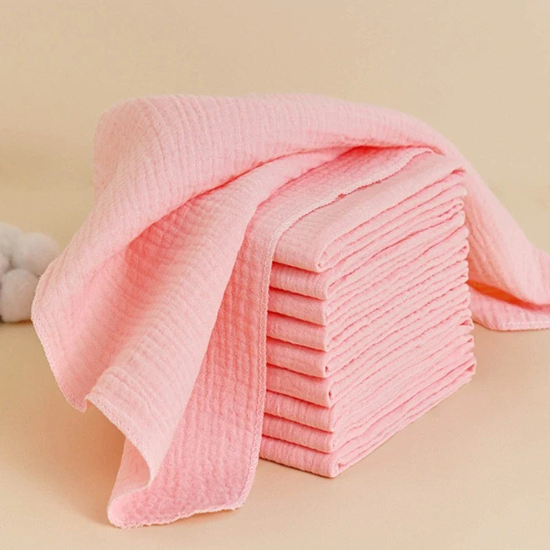 Infant nappy made from soft cotton gauze, designed for comfort and reusability