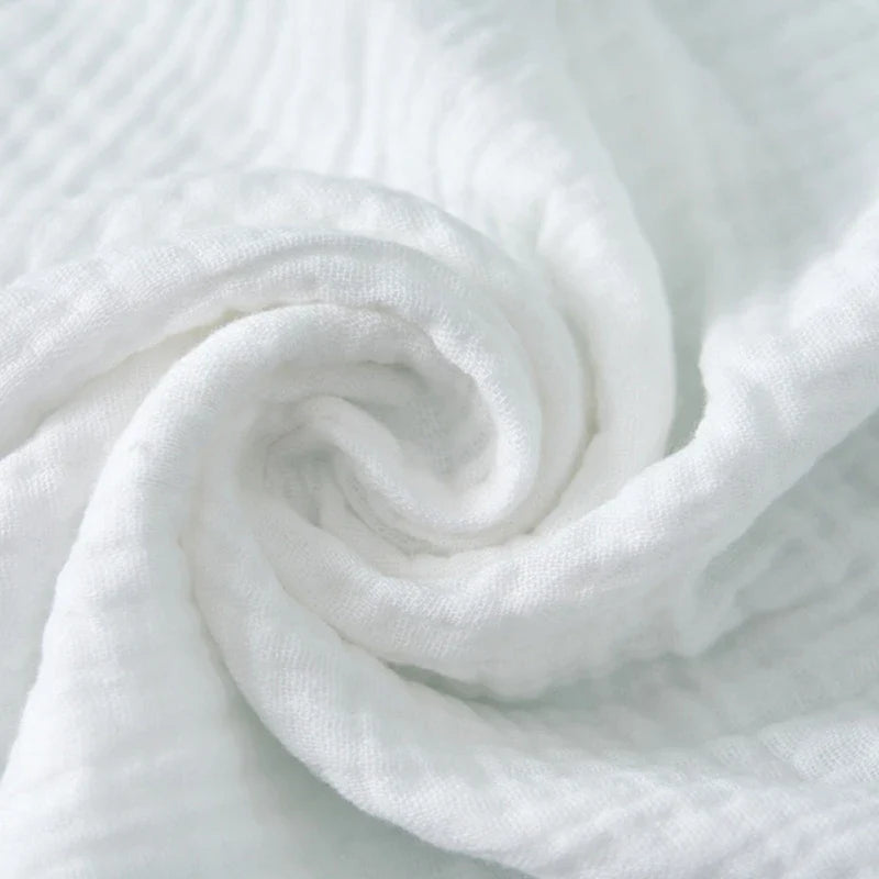 Assorted colors of reusable cotton gauze baby diapers, eco-friendly and practical