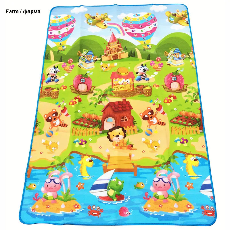 Baby crawling puzzle mat made from thick EVA foam, providing a safe and soft play surface.