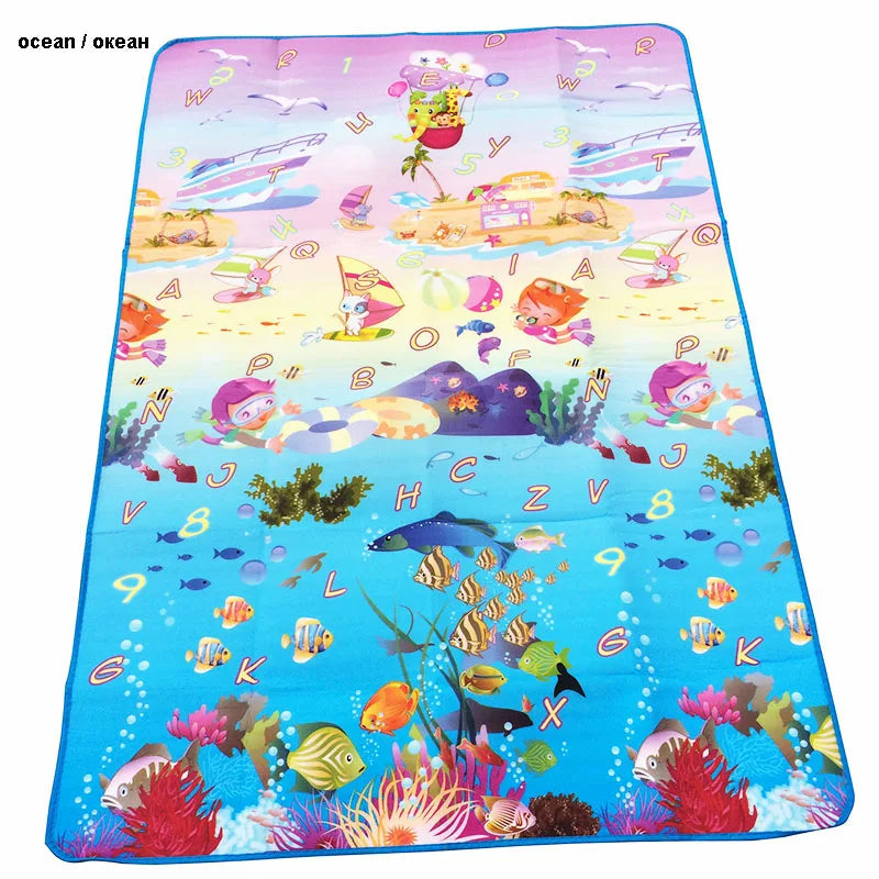 Waterproof and soft baby crawling mat, an educational toy for infants and toddlers.
