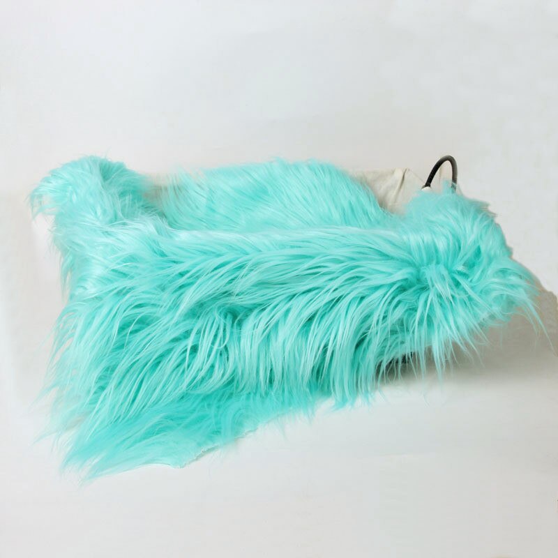 Elegant faux fur baby photography blanket, soft and safe for newborns