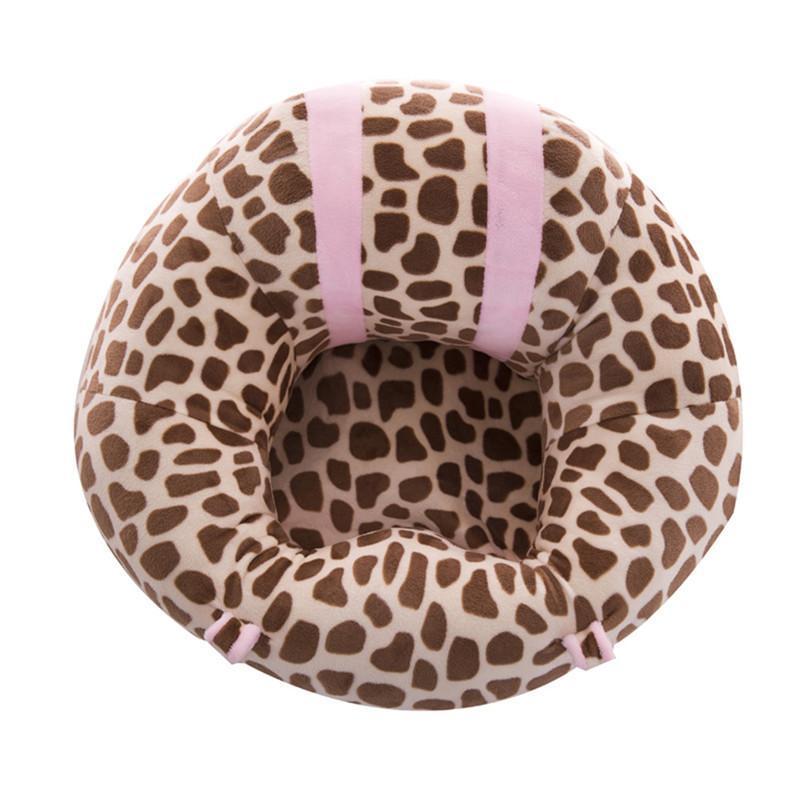 Side profile of a portable baby support chair, highlighting its compact and lightweight structure