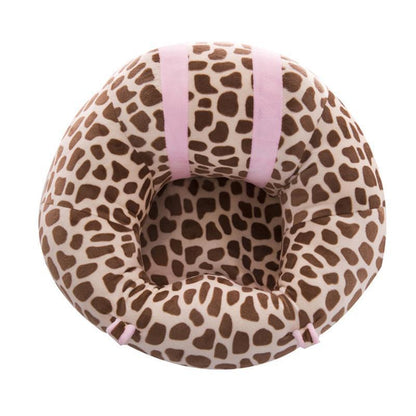 Side profile of a portable baby support chair, highlighting its compact and lightweight structure