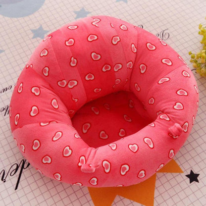 Polyester baby support seat, durable and easy-to-clean infant chair with animal characters