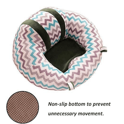 Baby's first chair: a soft animal support seat, designed for promoting good posture in infants