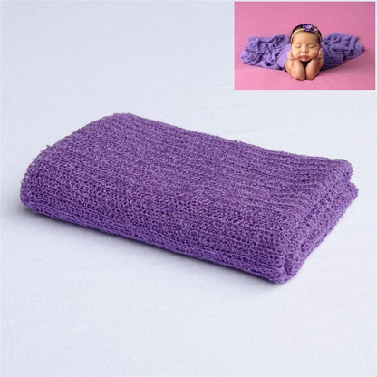 Softest knitted baby blanket, designed specifically for gentle baby photoshoots