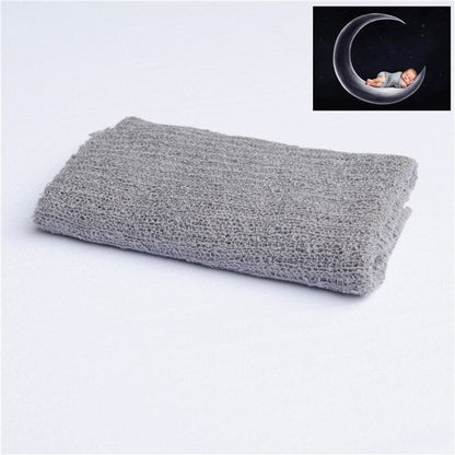 Premium quality knitted baby photography wrap, soft against infant skin