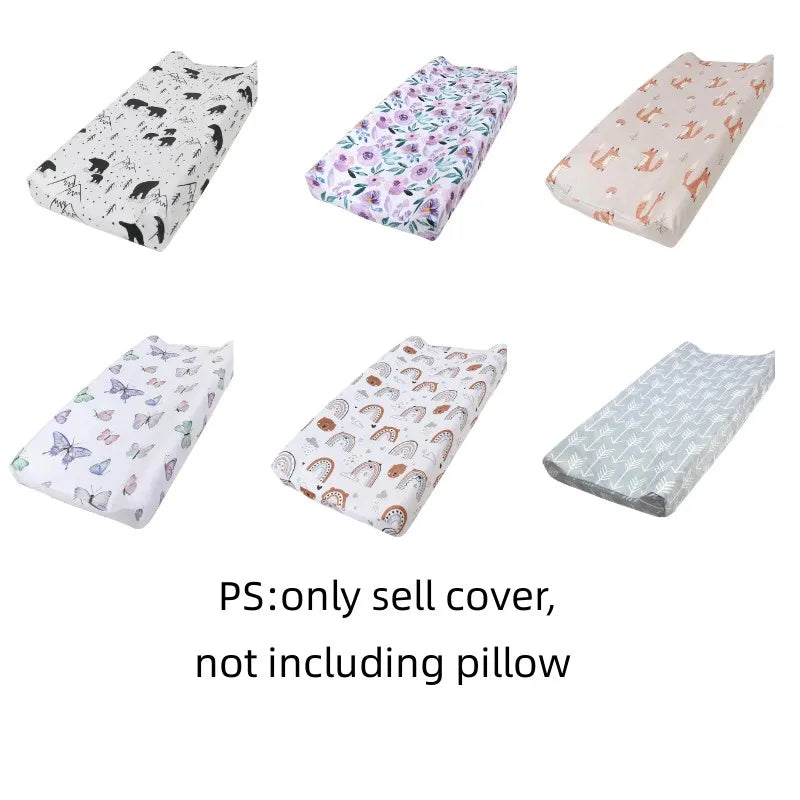 Close-up of soft minky fabric on a changing pad cover, essential breathable comfort for baby
