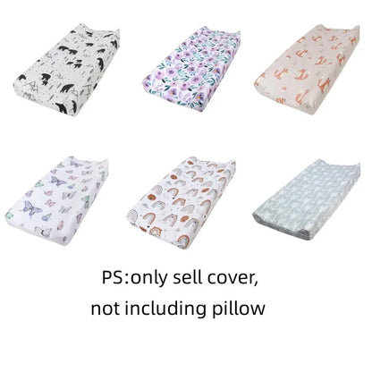 Close-up of soft minky fabric on a changing pad cover, essential breathable comfort for baby