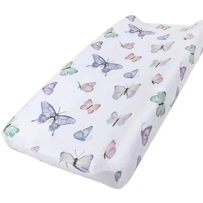 Textured minky changing pad cover for babies, offering cozy softness and breathable comfort