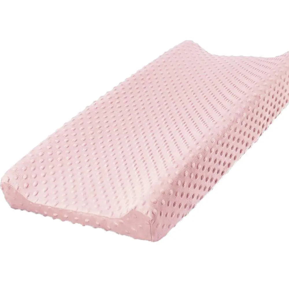 Foldable baby changing sheet, soft minky fabric, space-saving and practical