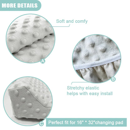 Travel diaper sheet, soft and reusable, compact design for ultimate portability