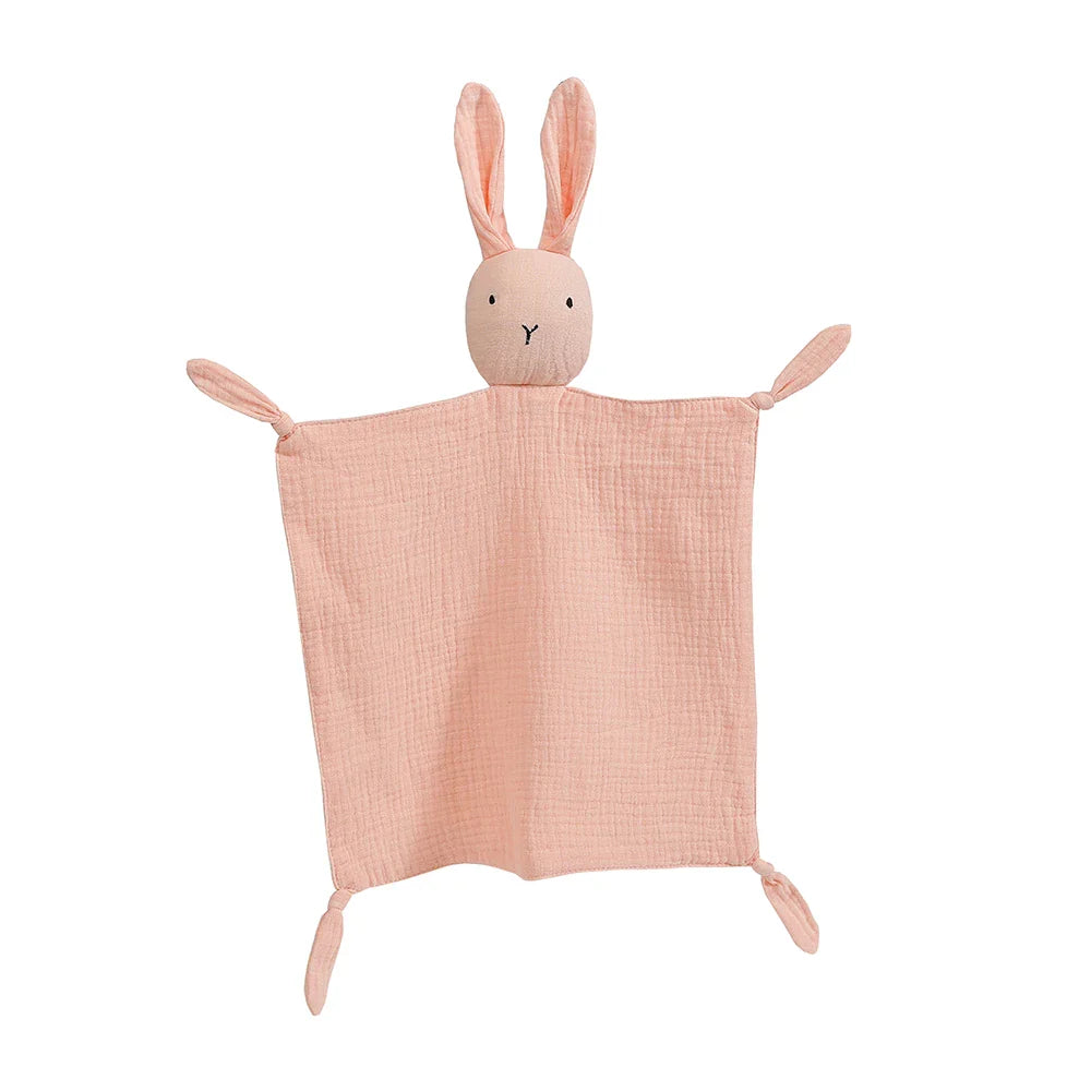 Set of plain muslin baby comfort towels, versatile for everyday use and newborn care.