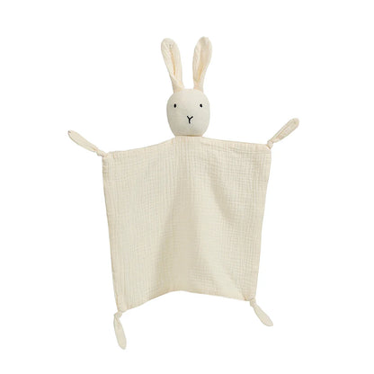 Unisex baby towels made from premium muslin, ensuring comfort and high absorbency for infants.
