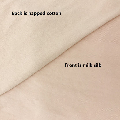 Infant photo accessory: soft wrap in light brown with an earthy toned backdrop
