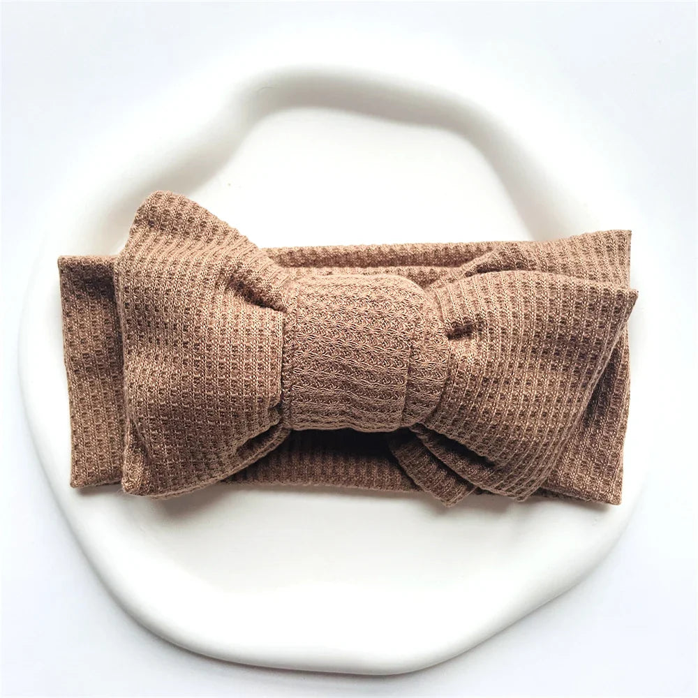 Assorted pack of soft cotton baby headbands with bows, perfect baby accessories gift