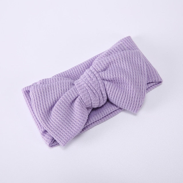 Black elastic bow headband for baby girls, stylish baby accessories with bow
