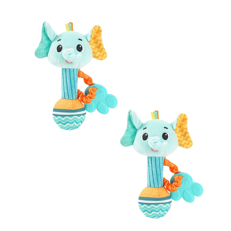 Cute giraffe plush baby rattle, sensory newborn toy, perfect infant gift