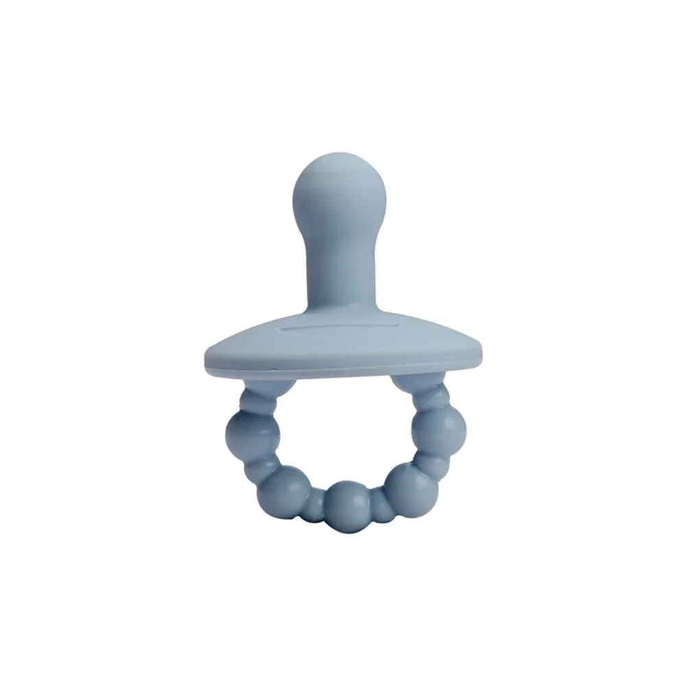 Soft silicone pacifier teether, designed for newborn gum comfort