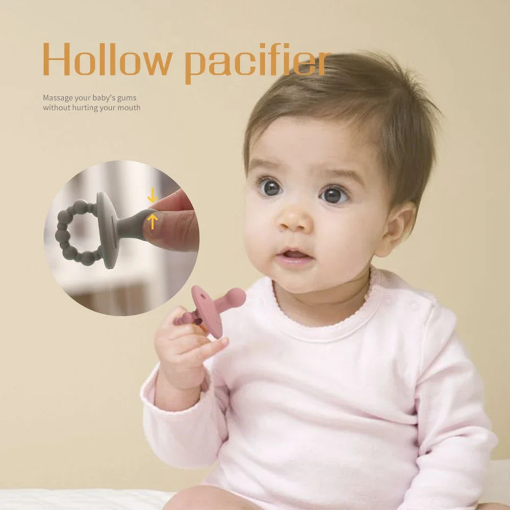 Newborn baby pacifier and teether in one, ideal for nursing & feeding