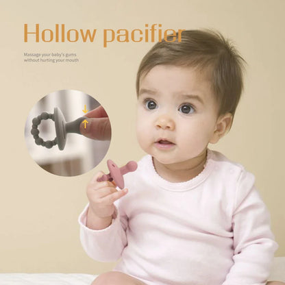 Newborn baby pacifier and teether in one, ideal for nursing & feeding