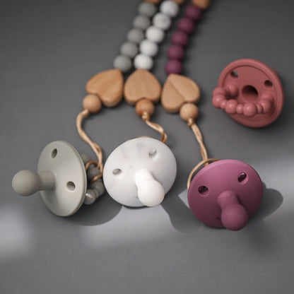 Gentle silicone teether pacifier for babies, a perfect newborn essential