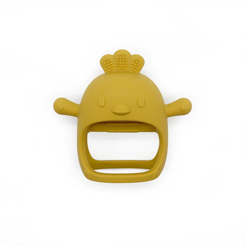 Infant silicone animal teether, soft and chewable, a great baby gift for teething