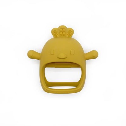Infant silicone animal teether, soft and chewable, a great baby gift for teething