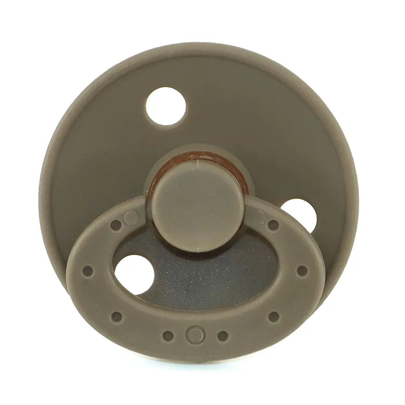 Baby pacifier, gentle on gums, with a flexible and soft silicone nipple