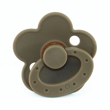 Portable soft silicone pacifier for infants, perfect for travel & everyday use