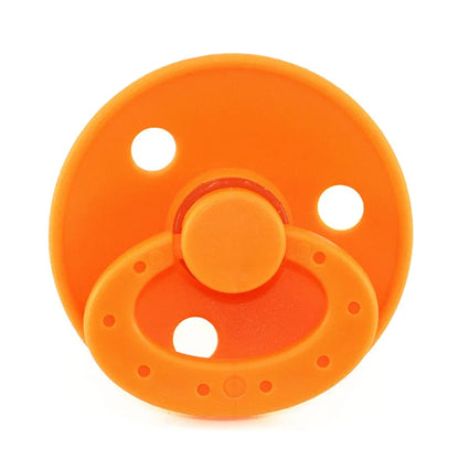 Glow-in-the-dark soft silicone pacifier, easy to find for nighttime comfort