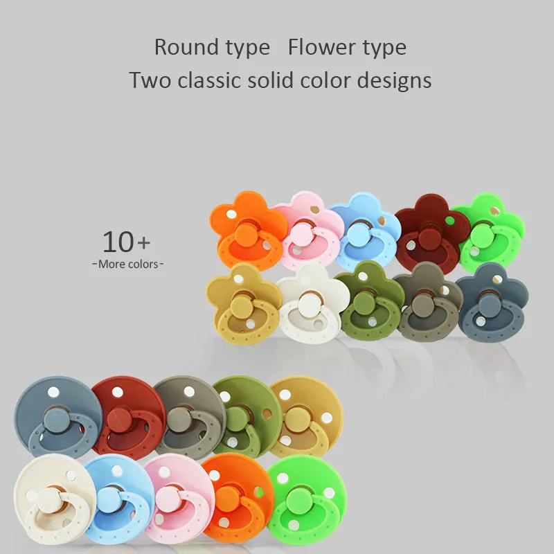 BPA-free infant soother, ergonomic design silicone nipple for baby comfort