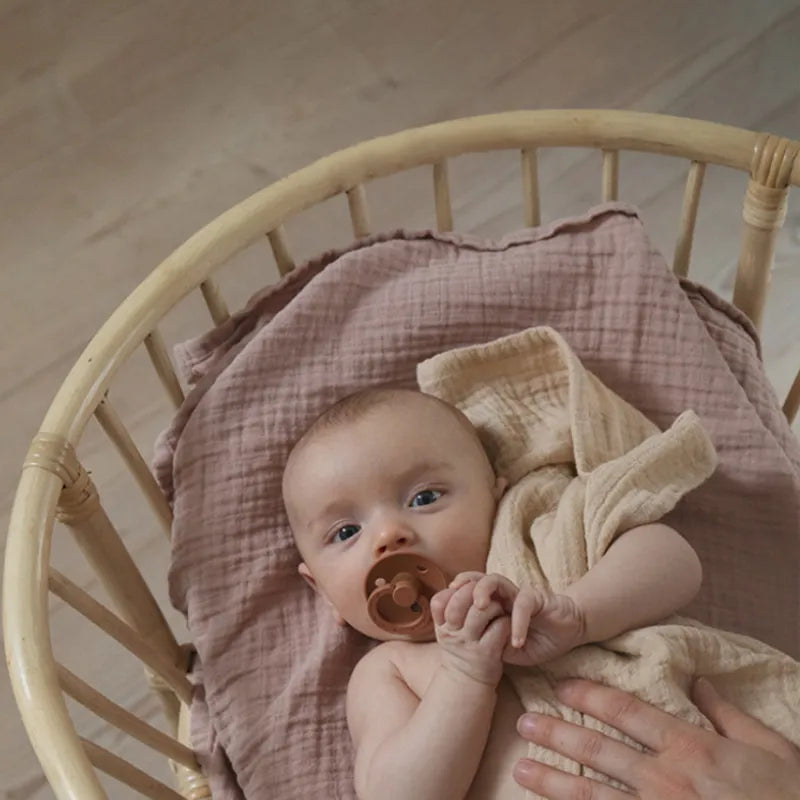 Newborn essential soft silicone nipple pacifier, promoting natural sucking reflex