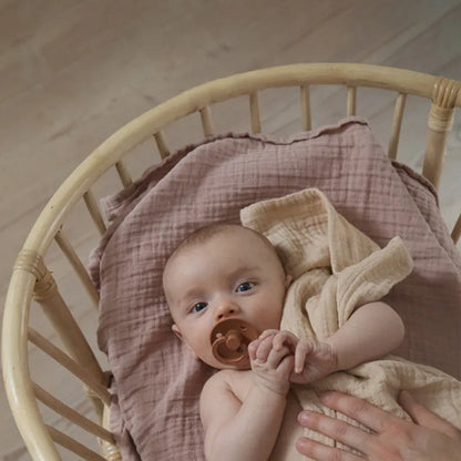 Newborn essential soft silicone nipple pacifier, promoting natural sucking reflex