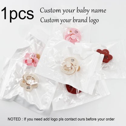Toddler comfort item, flexible silicone pacifier for soothing and relaxation