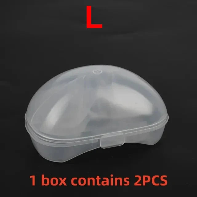 Comfort-focused silicone nipple protectors, designed for breastfeeding mothers, comes in a 2-pack.