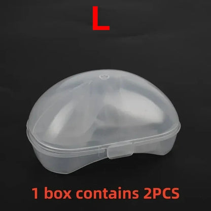 Comfort-focused silicone nipple protectors, designed for breastfeeding mothers, comes in a 2-pack.