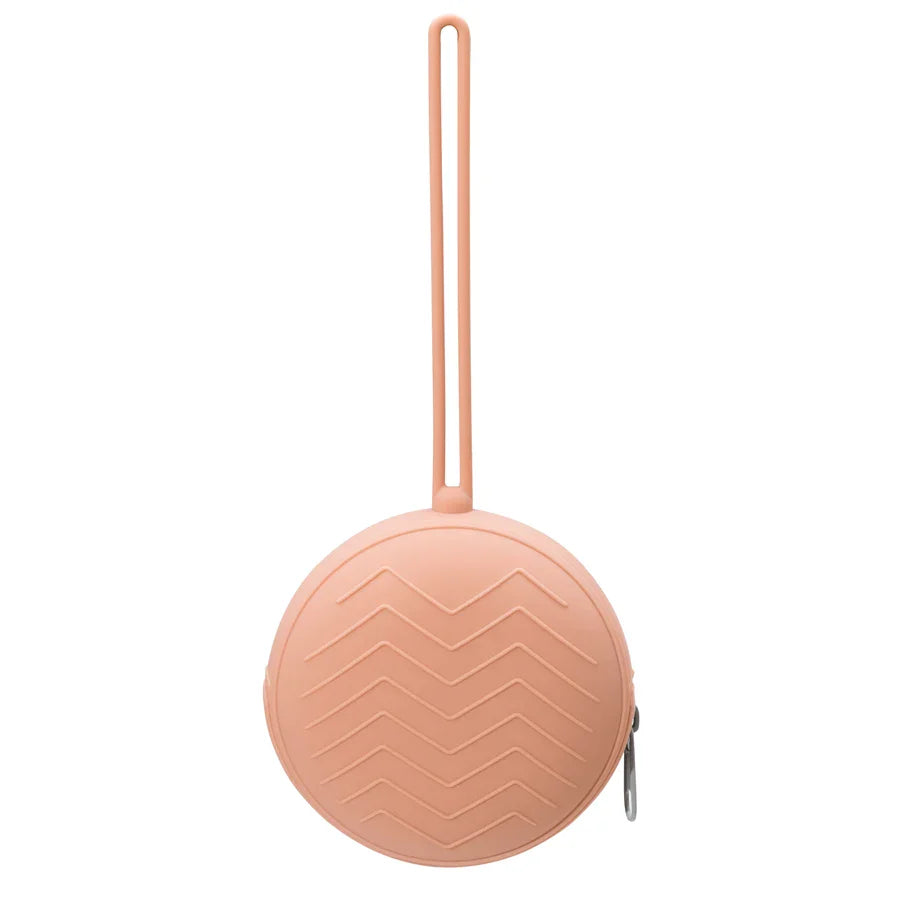 Elegantly designed silicone pacifier holder, a must-have feeding accessory for modern parents.