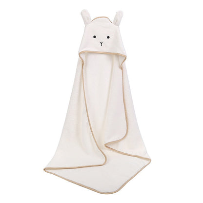 Bamboo hooded baby bath & beach towel, a practical and soft essential for sensitive new baby skin.
