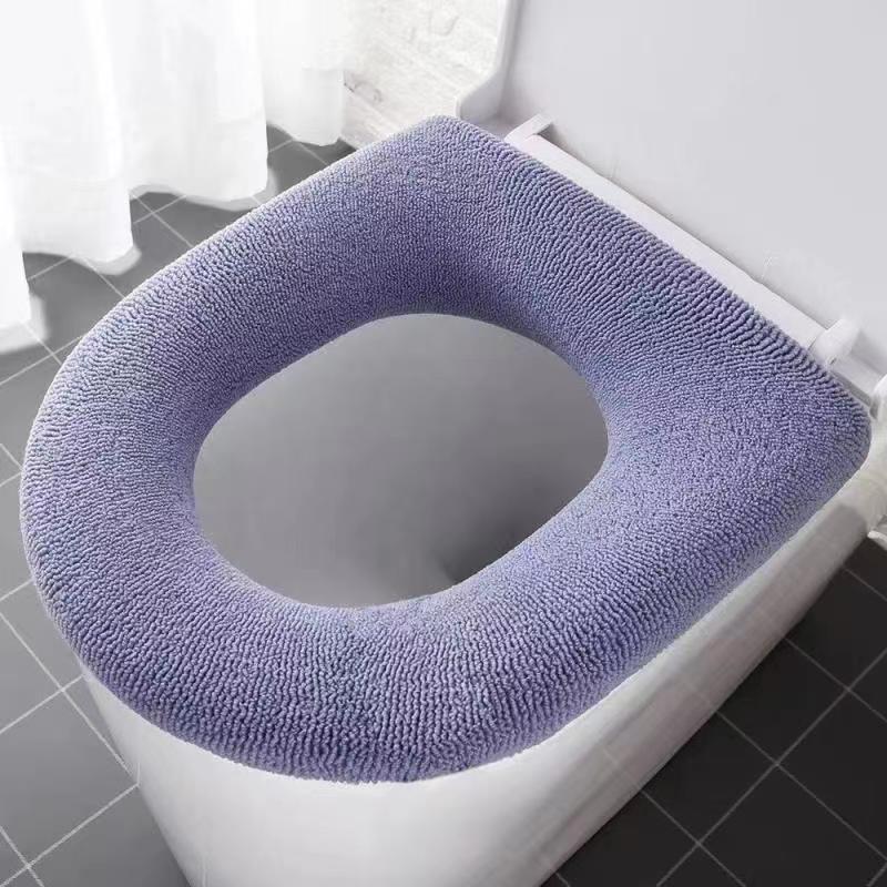 Universal soft toilet pad cushion on commode, providing warmth and comfort, a bathroom essential