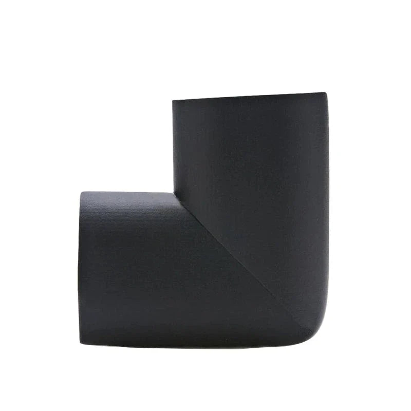 Child-resistant corner cover in gray, blending seamlessly with home decor while ensuring safety.