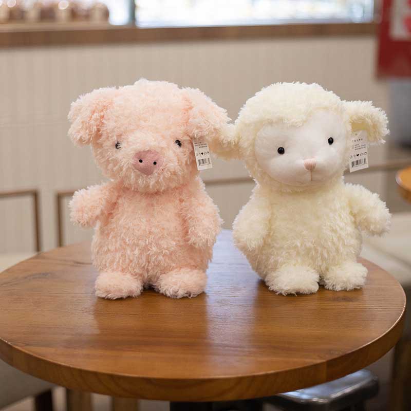 Pink elephant soft toy plush comfort pillow, a lovely baby gift and nursery decor item