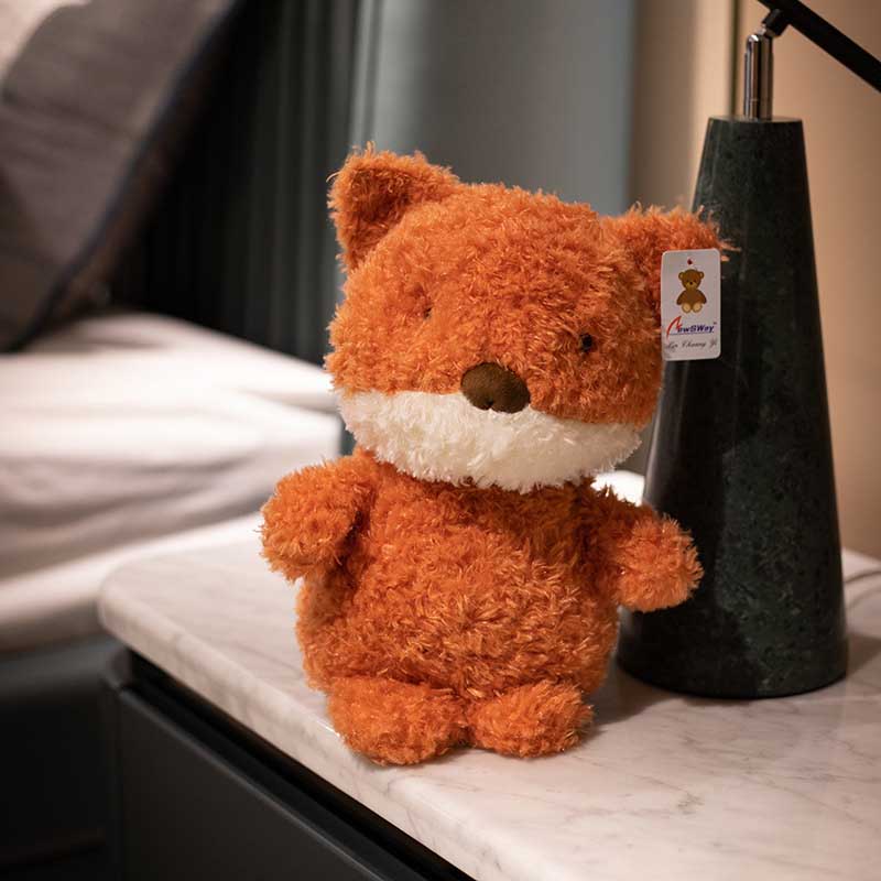 Close-up of a soft giraffe plush toy, ideal comfort pillow for children's playtime